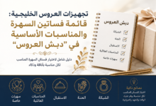 فساتين سهرة فخمة ضمن دبش العروس الخليجية لموقع خليجي اونلاين.