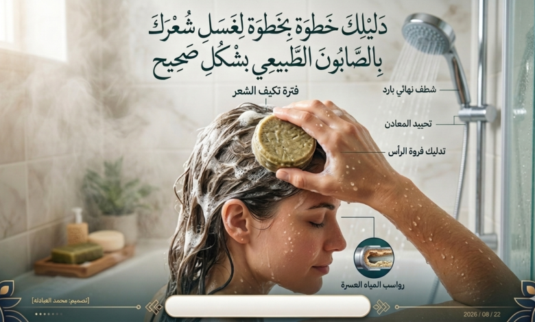 دليلك خطوة بخطوة لغسل شعرك بالصابون الطبيعي بشكل صحيح