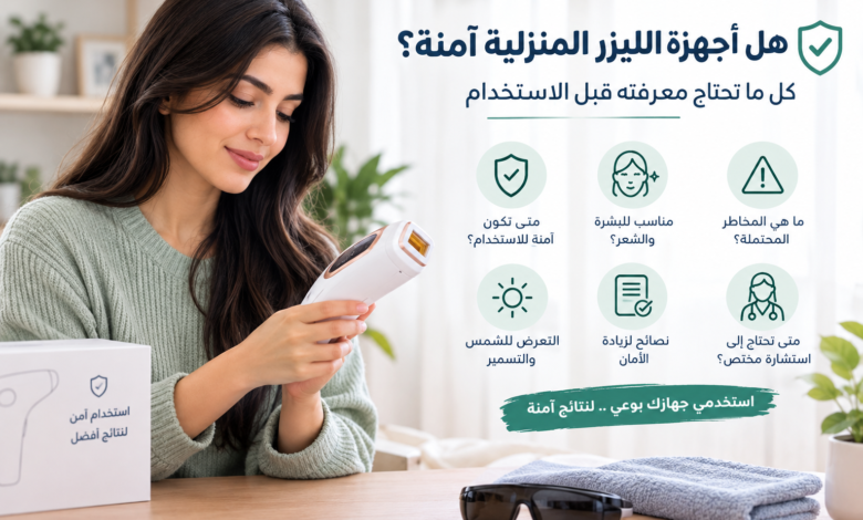دليلك لاستخدام الليزر المنزلي بأمان